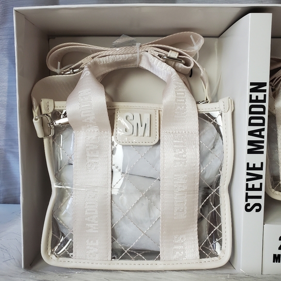 STEVE MADDEN vanilla cream 2 piece bwebber set - Picture 2 of 7